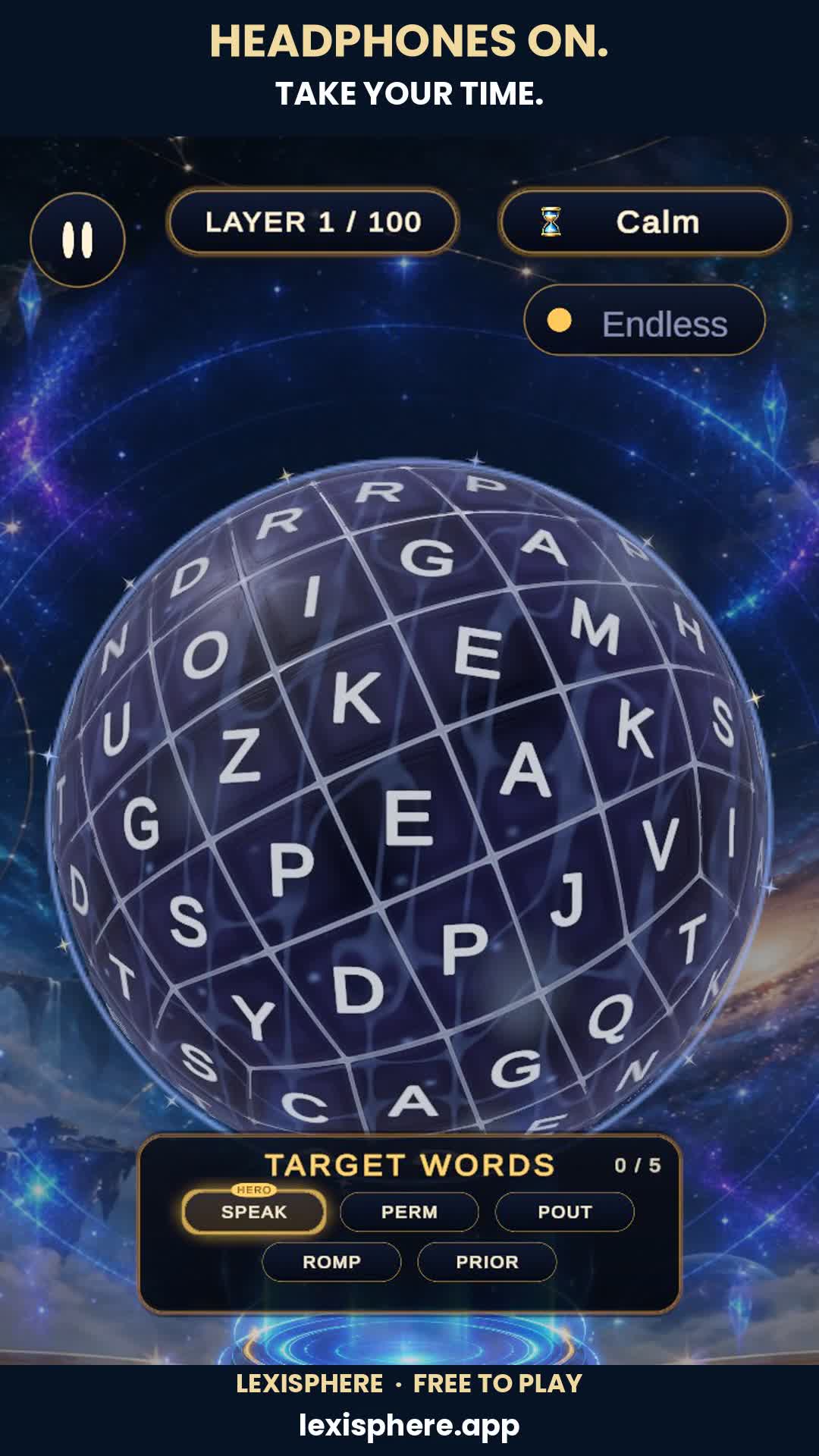 Unwind with Endless Sphere